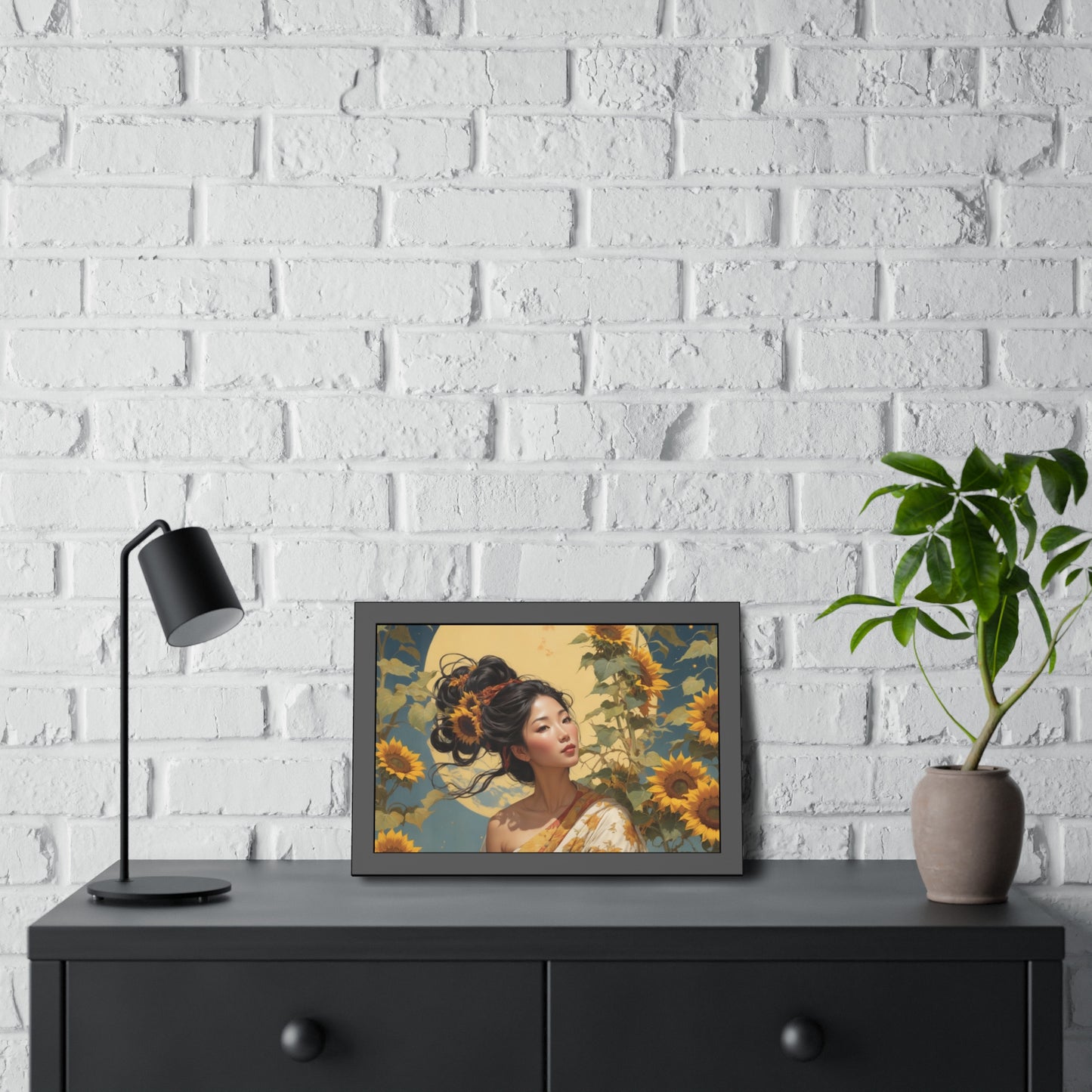 SUNFLOWER 6 - Framed Paper Poster