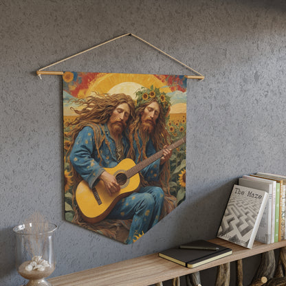 Sunflower Goddess Wall Pennant 13