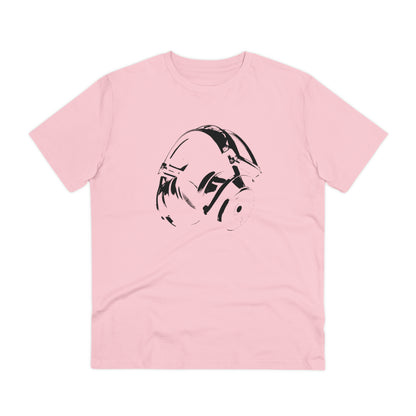 HEADPHONES - BLACK LOGO - Organic Creator T-shirt - Unisex