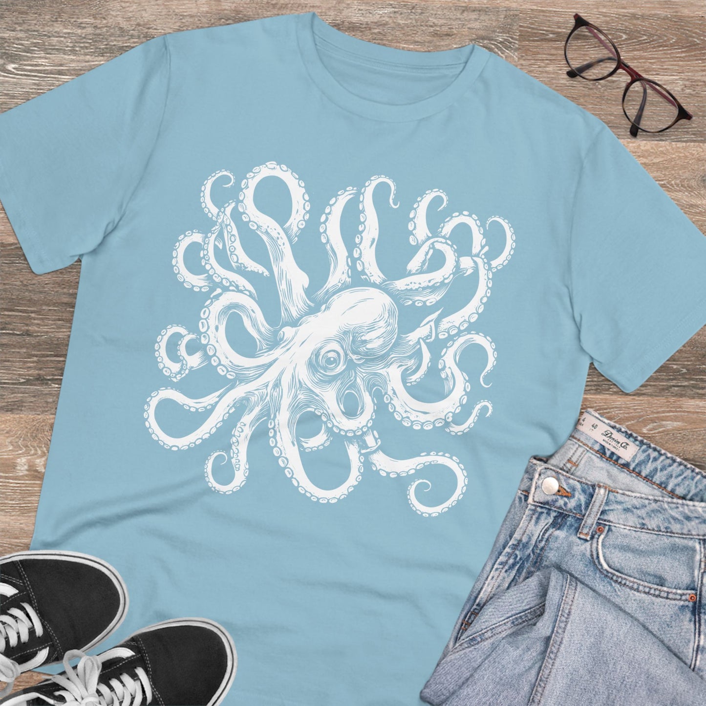 OCTOPUS - WHITE - Organic Creator T-shirt - Unisex