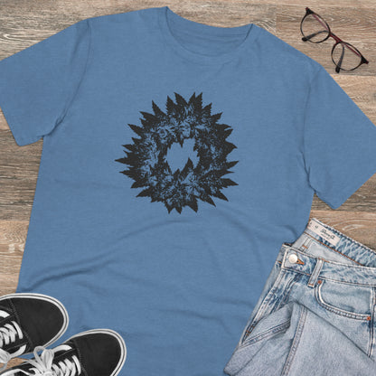 DARK GREY WREATH - Organic Creator T-shirt - Unisex