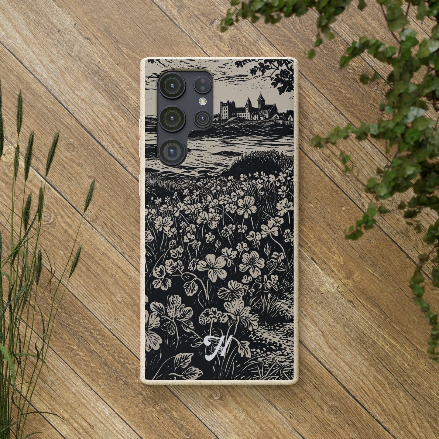 WOOD CUT CASE 1 - Biodegradable Cases