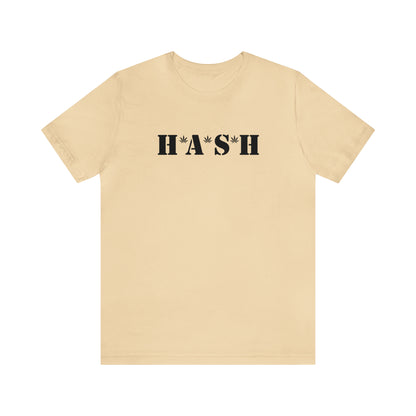 H*A*S*H BLACK LOGO- Unisex Jersey Short Sleeve Tee