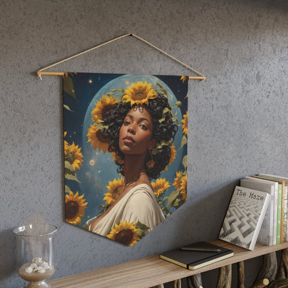Sunflower Goddess Wall Pennant 6