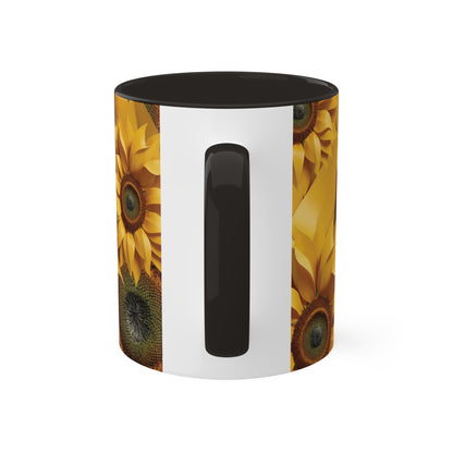 SUNFLOWER - Colorful Mugs, 11oz