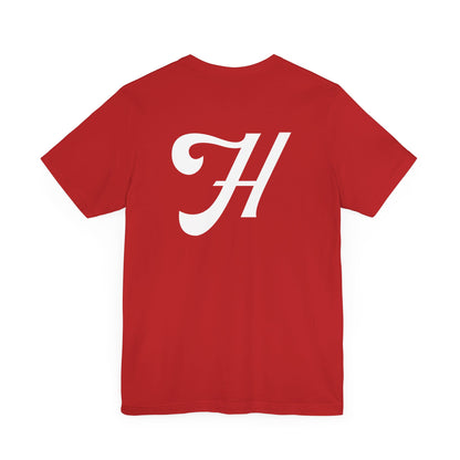 HOGHEAD - White Logo - Unisex Jersey Short Sleeve Tee