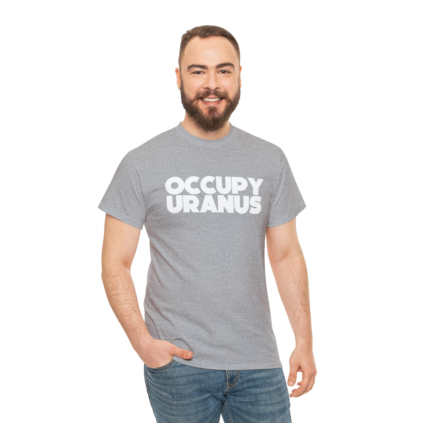 OCCUPY URANUS - Unisex Heavy Cotton Tee