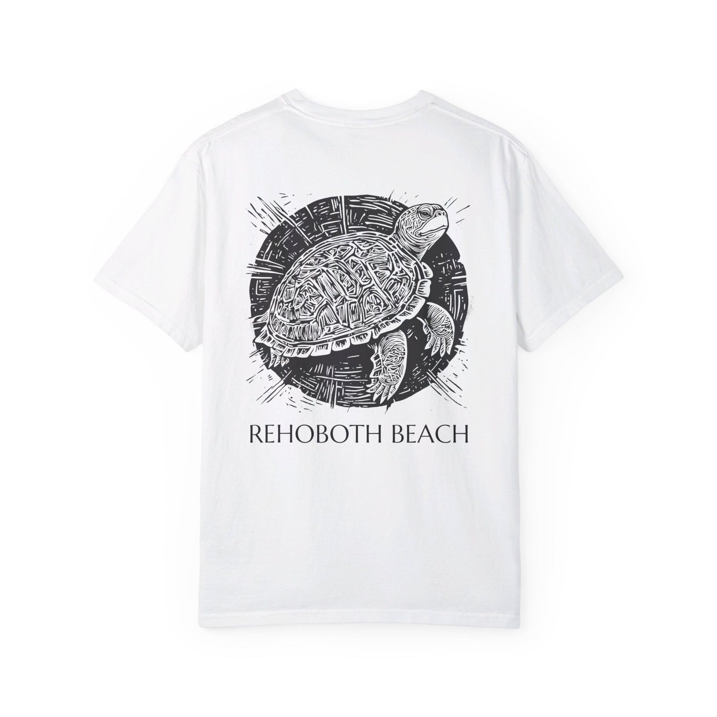 REHOBOTH BEACH - TURTLE - Unisex Garment-Dyed T-shirt