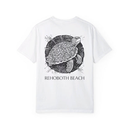 REHOBOTH BEACH - TURTLE - Unisex Garment-Dyed T-shirt