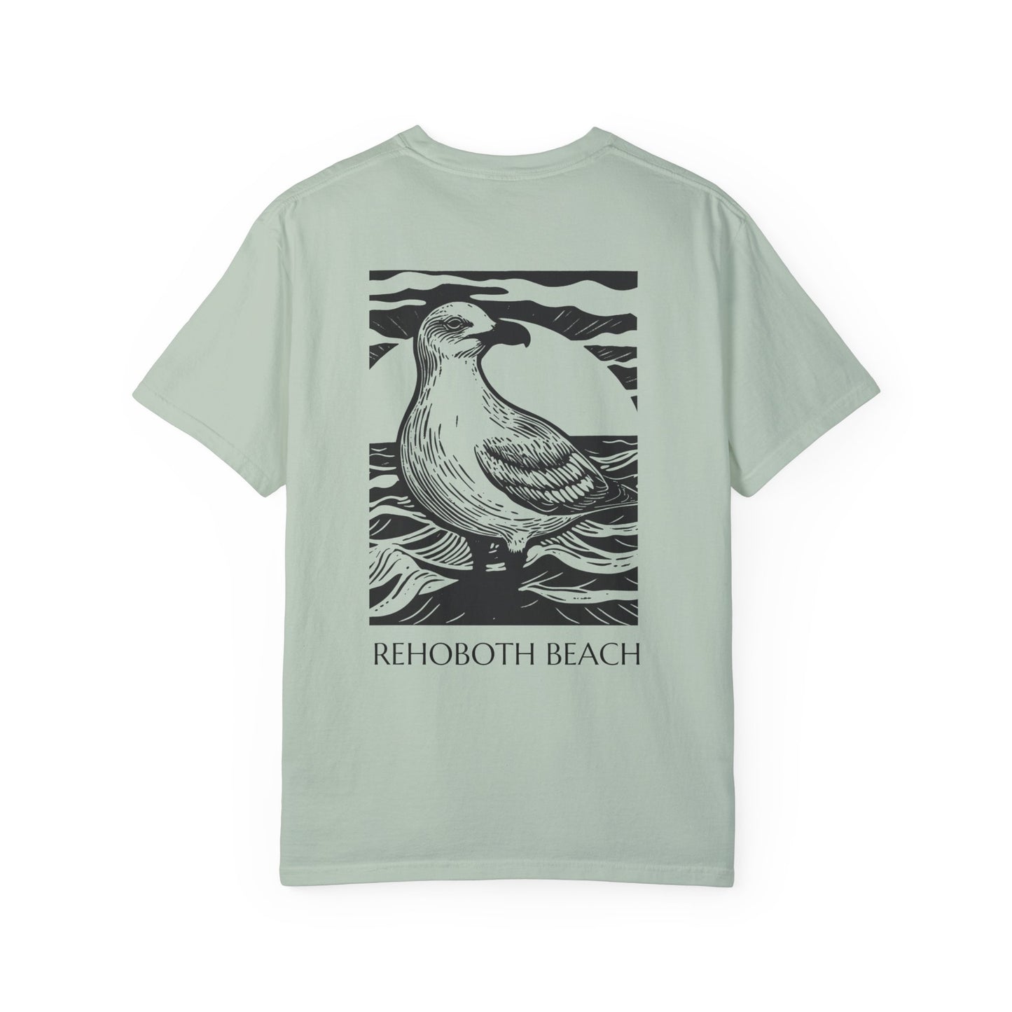 REHOBOTH BEACH - SEAGULL - Unisex Garment-Dyed T-shirt