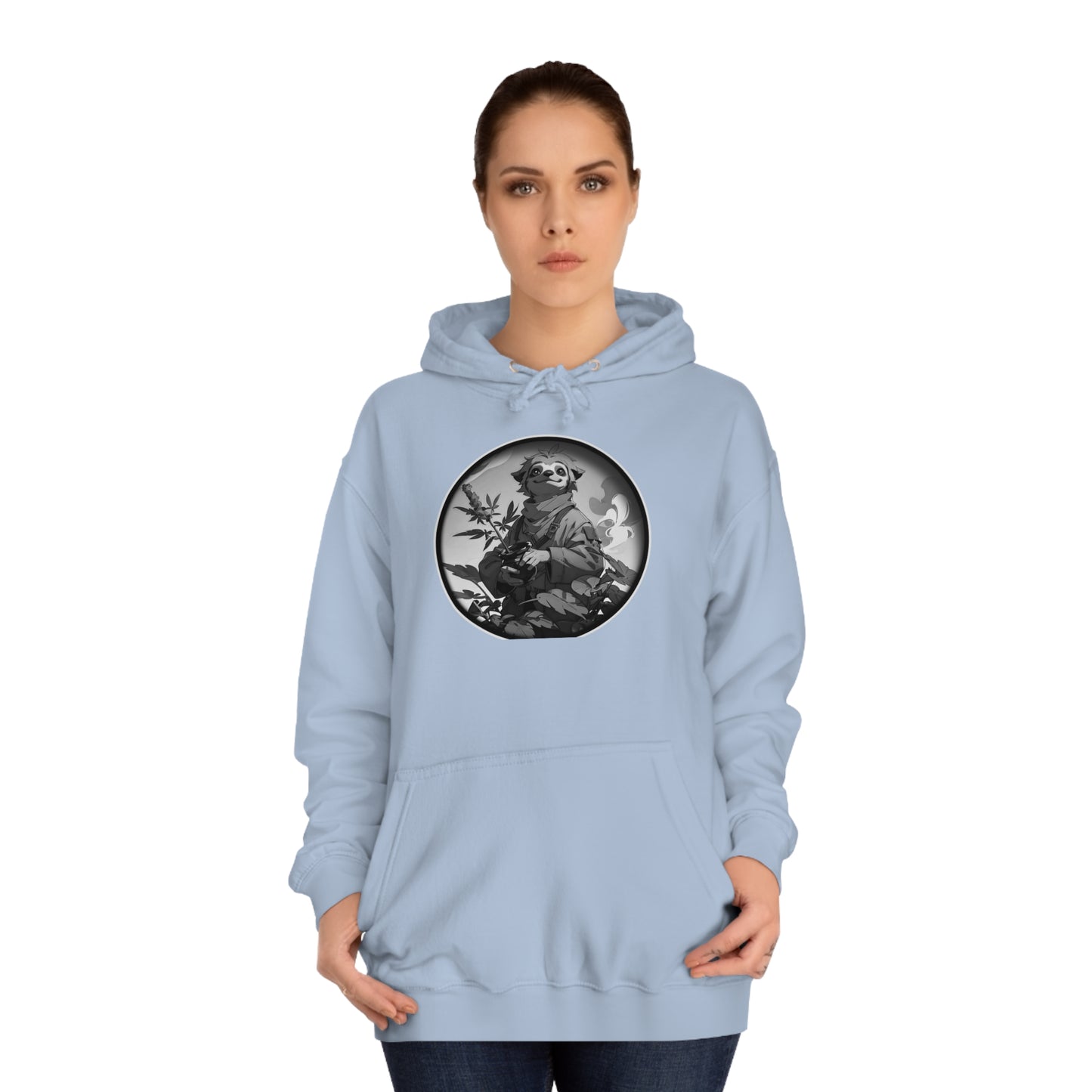 SLEEPY SLOTH - Unisex College Hoodie