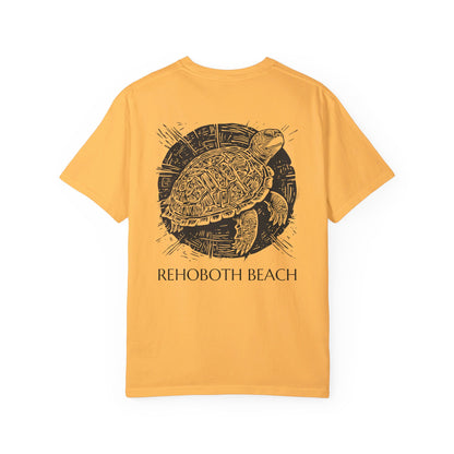 REHOBOTH BEACH - TURTLE - Unisex Garment-Dyed T-shirt