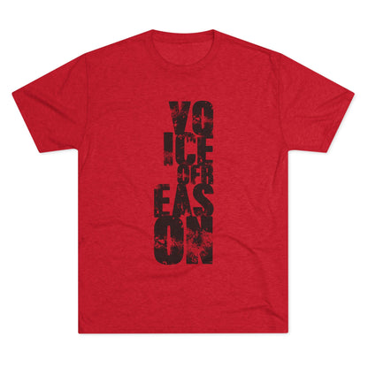 Voice Of Reason - Unisex Tri-Blend Crew Tee