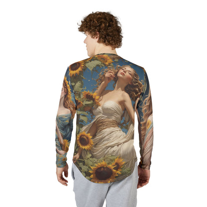 Sunflower Art Long Sleeve Shirt