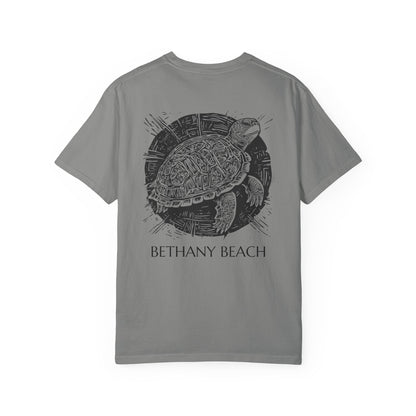 BETHANY BEACH - TURTLE - Unisex Garment-Dyed T-shirt