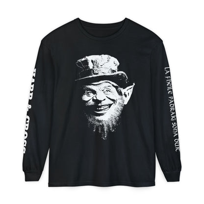 HARP & CROSS - Irish Leprechaun Graphic Long Sleeve T-Shirt-1