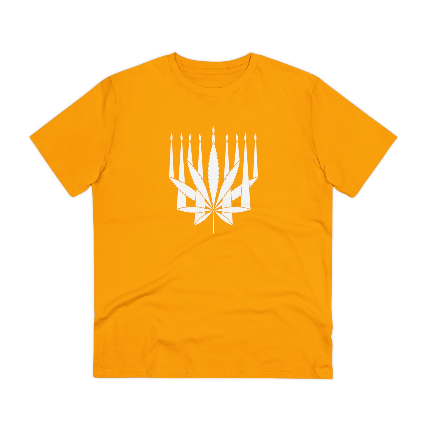 MENORAHJUANA-WHITE - Organic Creator T-shirt - Unisex