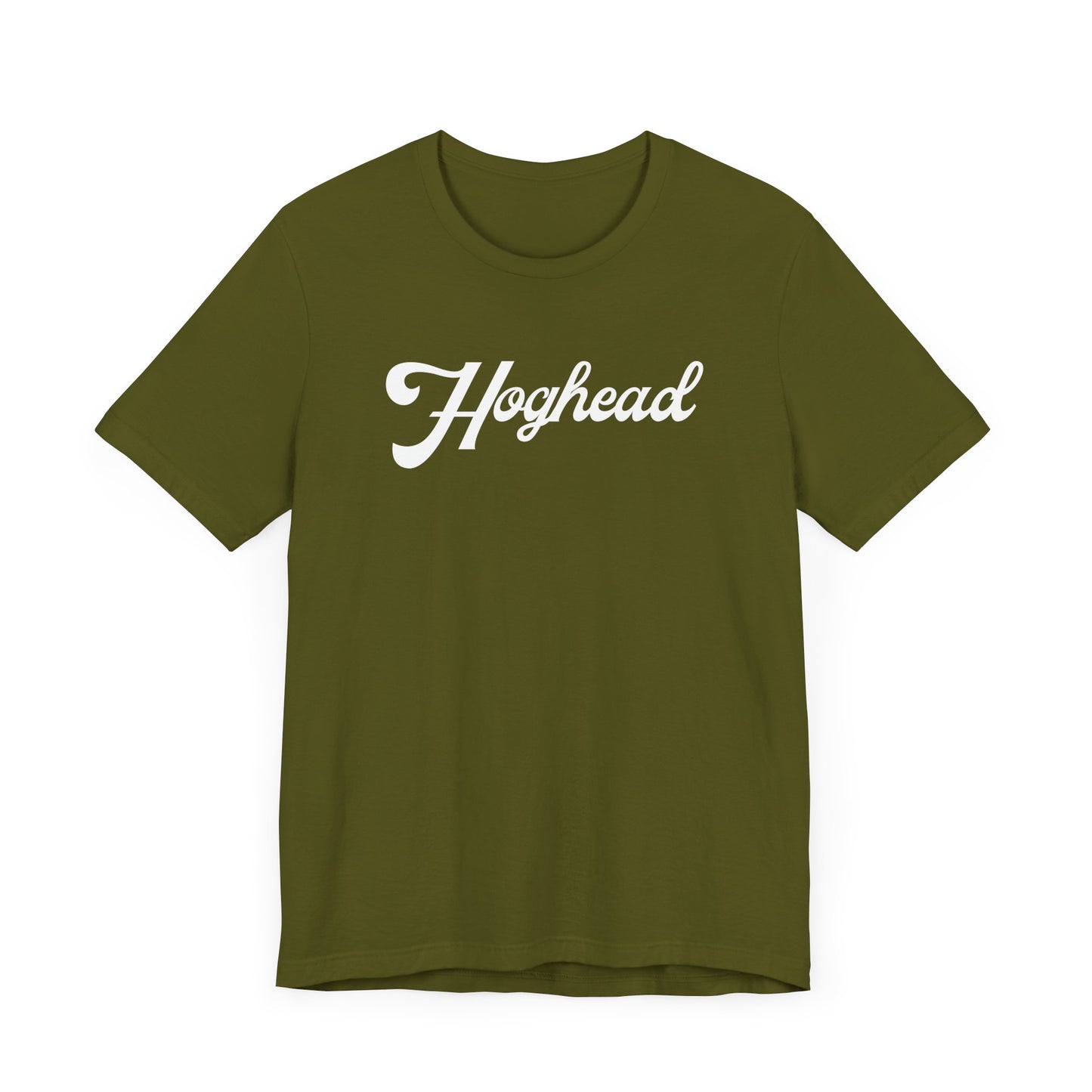 HOGHEAD - White Logo - Unisex Jersey Short Sleeve Tee