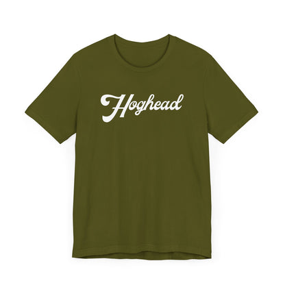 HOGHEAD - White Logo - Unisex Jersey Short Sleeve Tee
