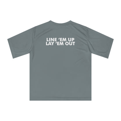 LINE EM UP - Unisex Zone Performance T-shirt