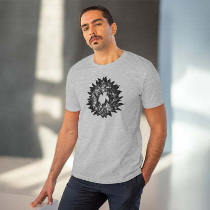 DARK GREY WREATH - Organic Creator T-shirt - Unisex