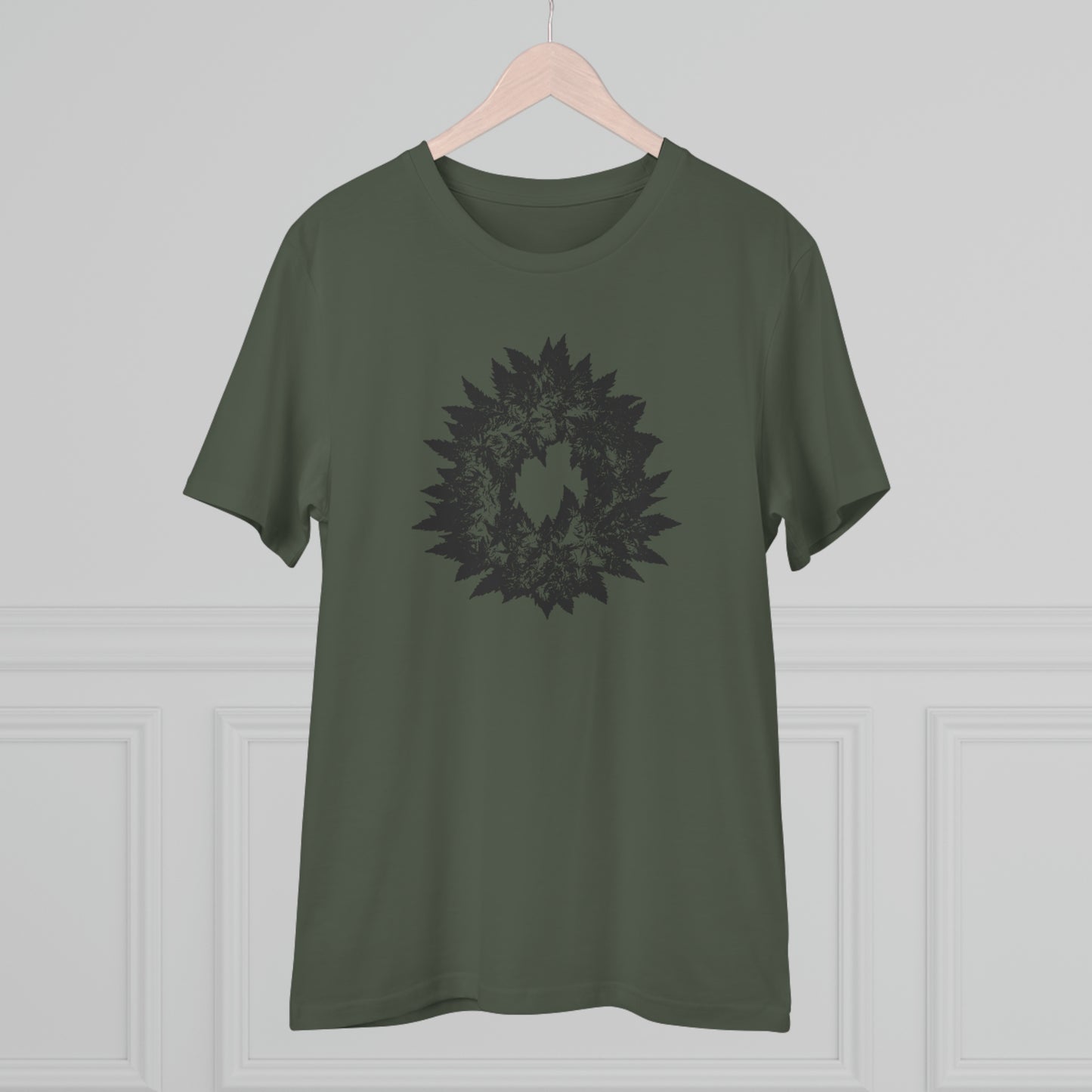 DARK GREY WREATH - Organic Creator T-shirt - Unisex