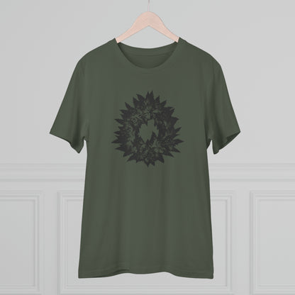 DARK GREY WREATH - Organic Creator T-shirt - Unisex