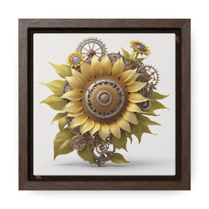 SUNFLOWER - Gallery Canvas Wraps, Square Frame