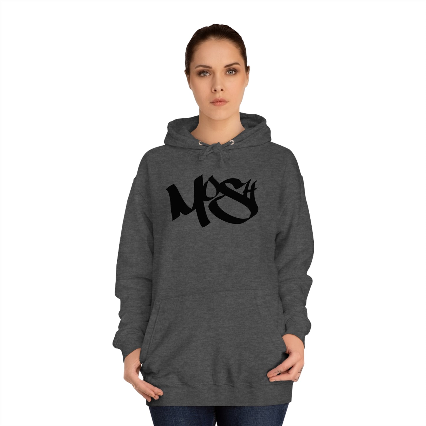 MOSH - BLACK LOGO Unisex College Hoodie