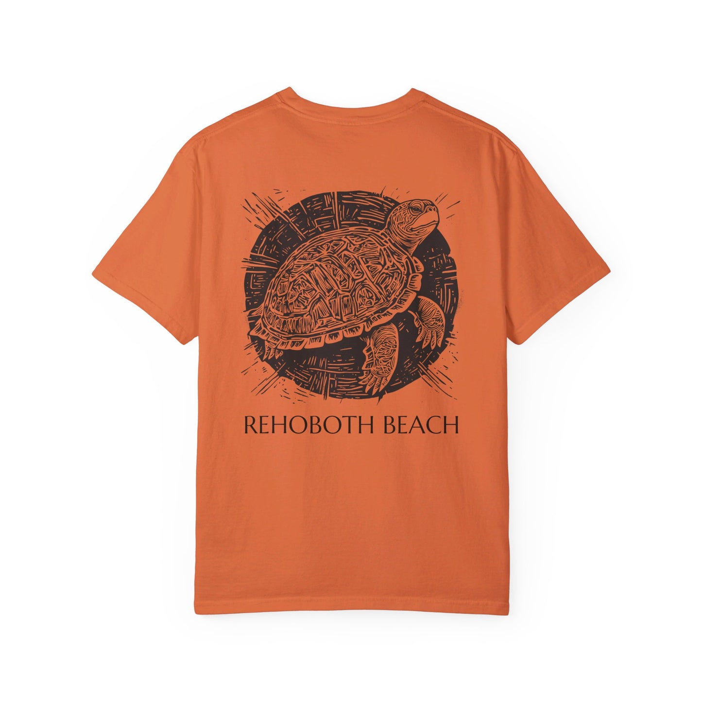 REHOBOTH BEACH - TURTLE - Unisex Garment-Dyed T-shirt