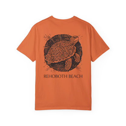 REHOBOTH BEACH - TURTLE - Unisex Garment-Dyed T-shirt