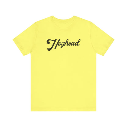 HOGHEAD - Black Logo - Unisex Jersey Short Sleeve Tee