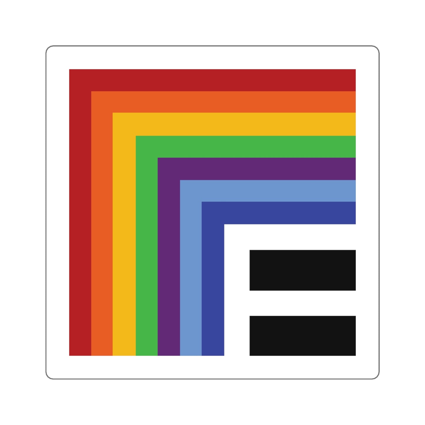 EQUALITY - Square Stickers