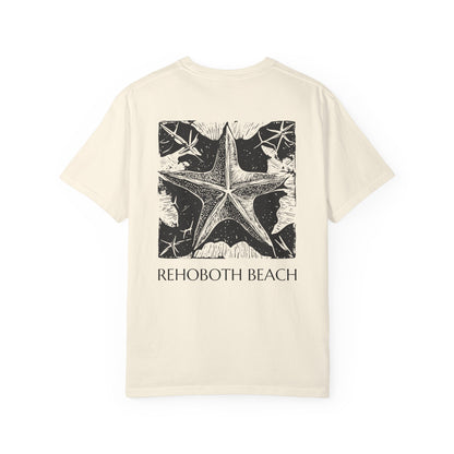 REHOBOTH BEACH - STARFISH - Unisex Garment-Dyed T-shirt