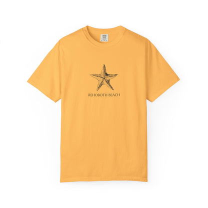REHOBOTH BEACH - STARFISH - Unisex Garment-Dyed T-shirt