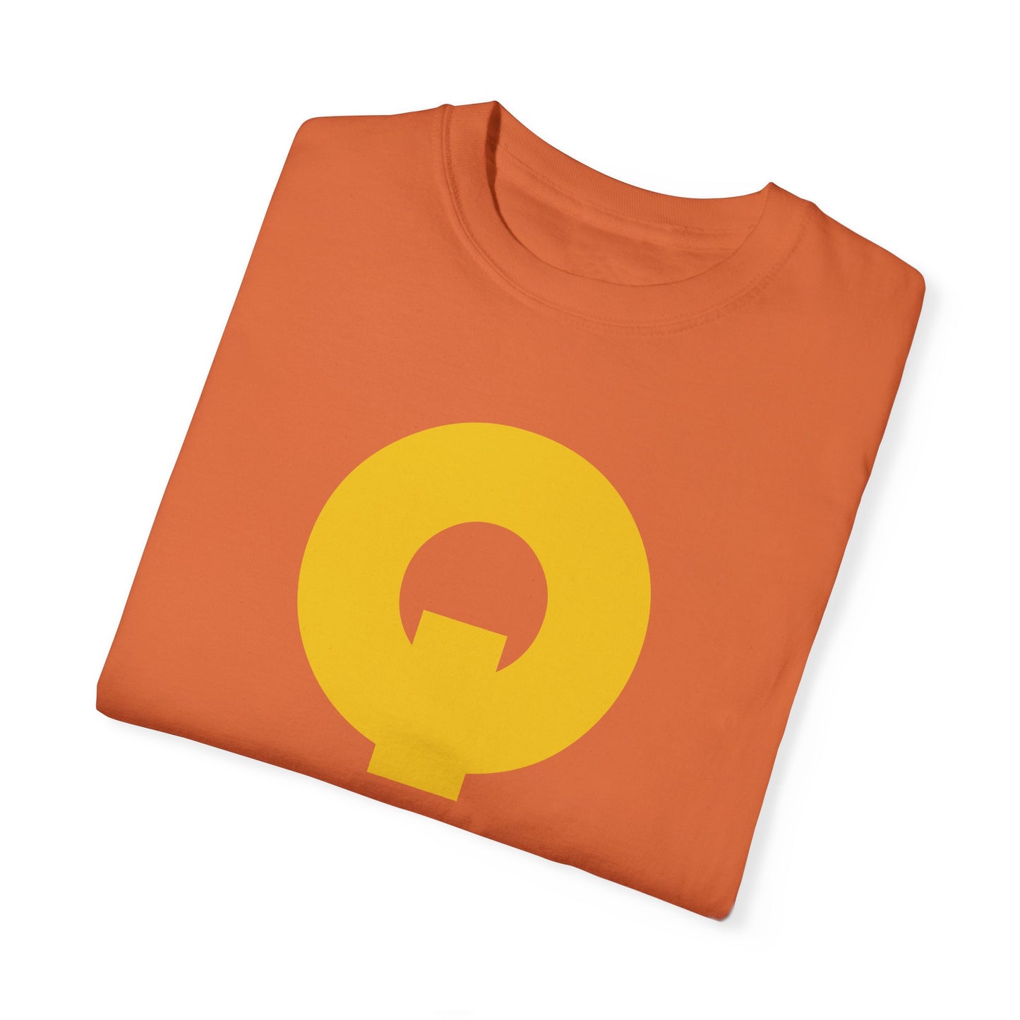 QUANTUM TRAINING - YELLOW LOGO Unisex Garment-Dyed T-shirt