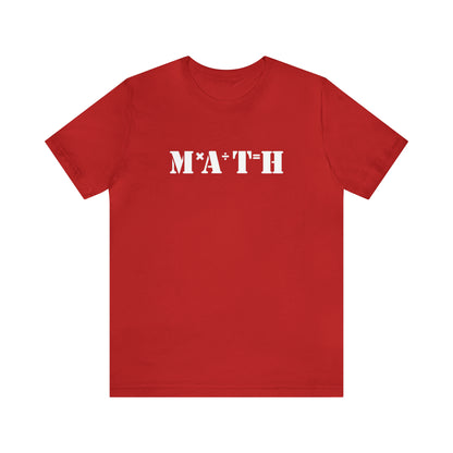 MATH - Unisex Jersey Short Sleeve Tee