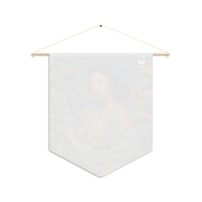 Sunflower Goddess Wall Pennant 11