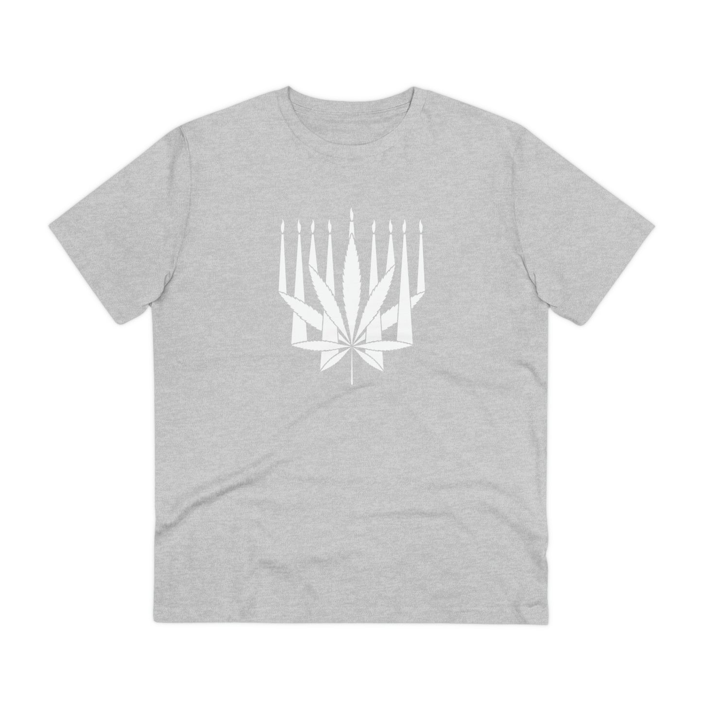 MENORAHJUANA-WHITE - Organic Creator T-shirt - Unisex