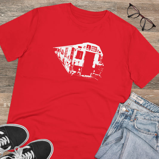 1 Train (WHITE) - Organic Creator T-shirt - Unisex