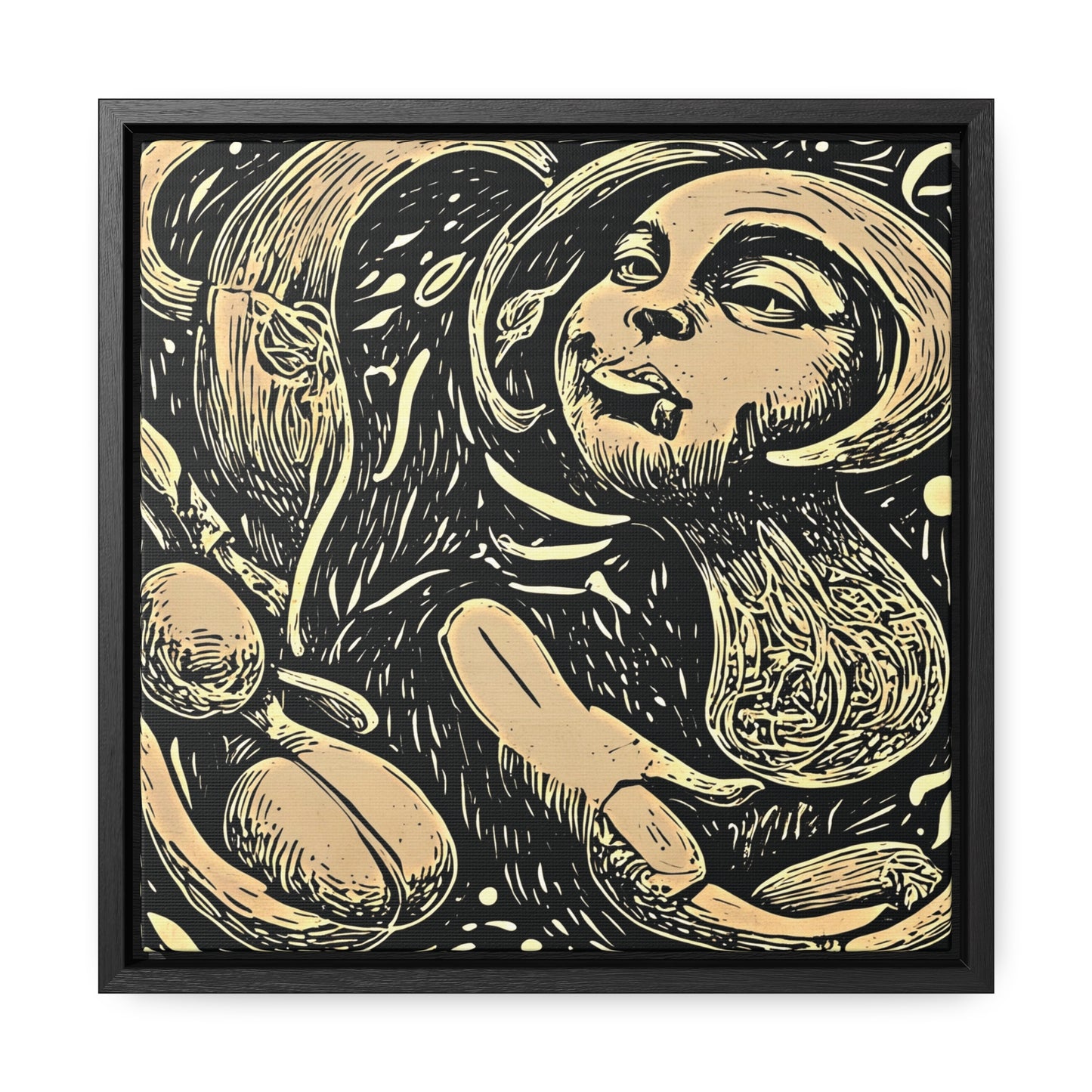 Wall Art - Gallery Canvas, Square Frame