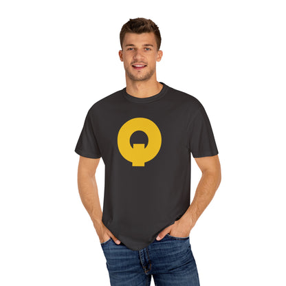 QUANTUM TRAINING - YELLOW LOGO Unisex Garment-Dyed T-shirt