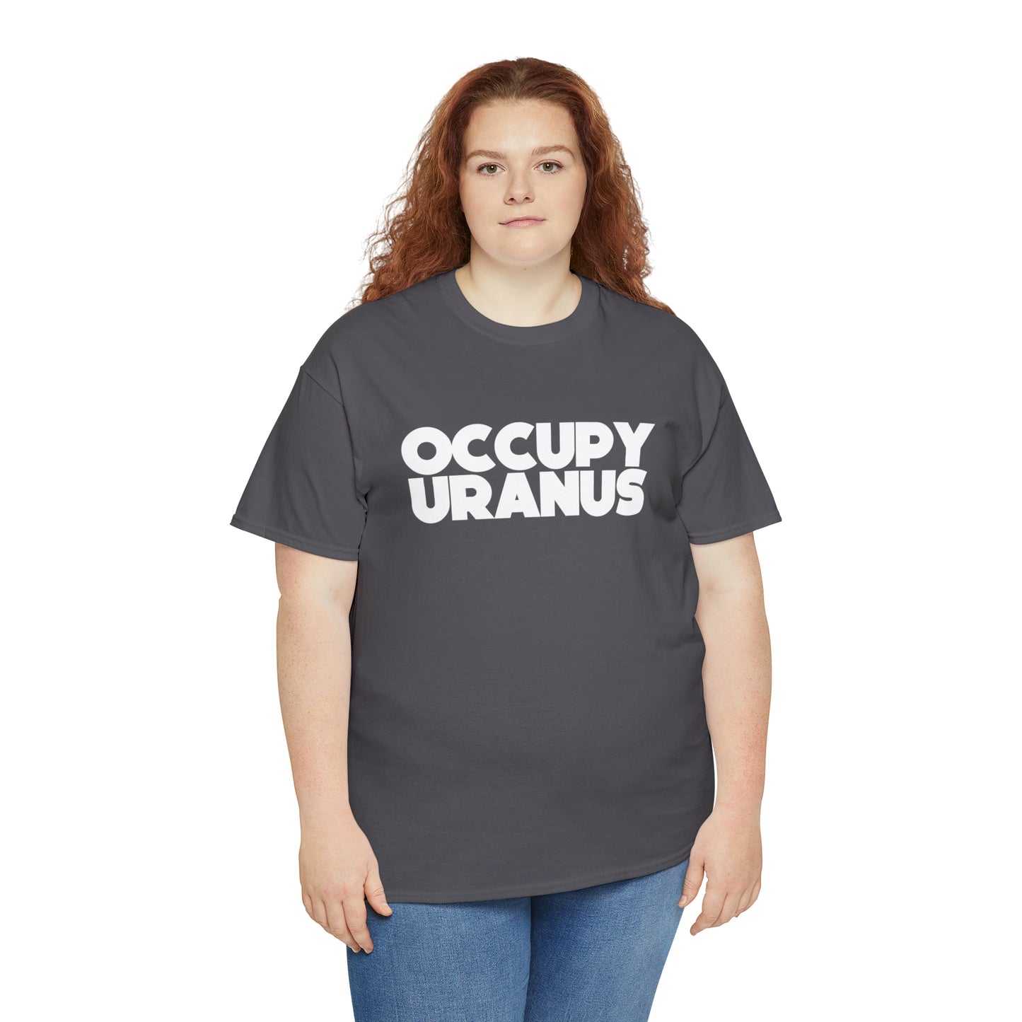 OCCUPY URANUS - Unisex Heavy Cotton Tee
