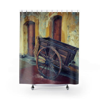 ANTIQUE CART - Shower Curtain