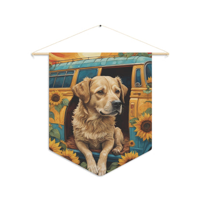 Sunflower Goddess Wall Pennant 14