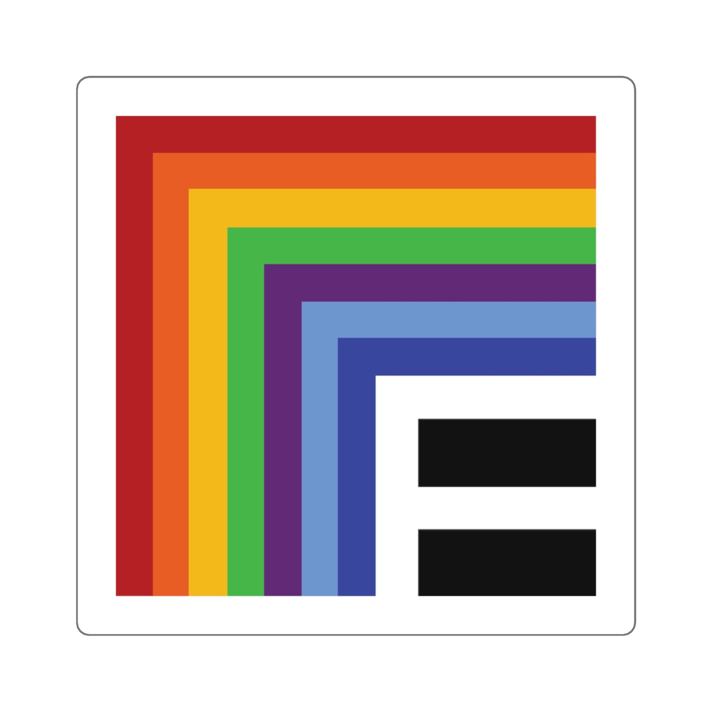 EQUALITY - Square Stickers