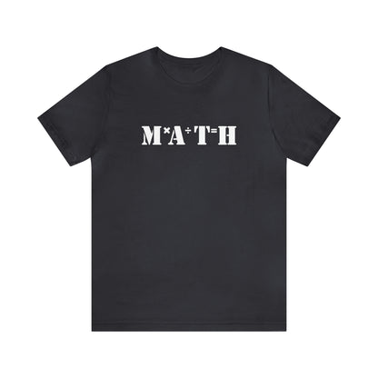 MATH - Unisex Jersey Short Sleeve Tee