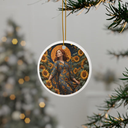 Sunflower Ornament 9