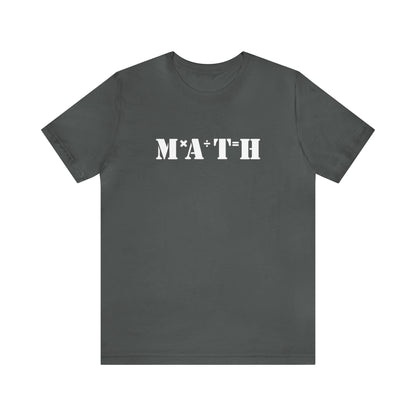 MATH - Unisex Jersey Short Sleeve Tee