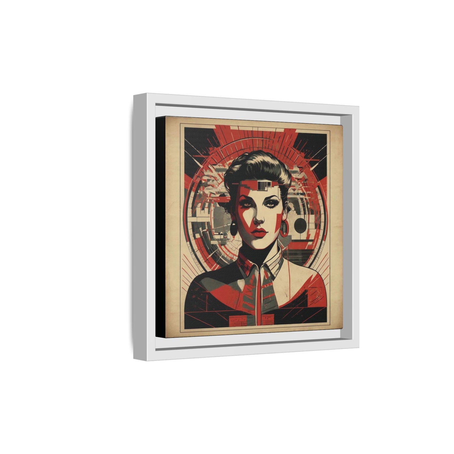 RETRO CHIC 1 - Framed Matte Canvas